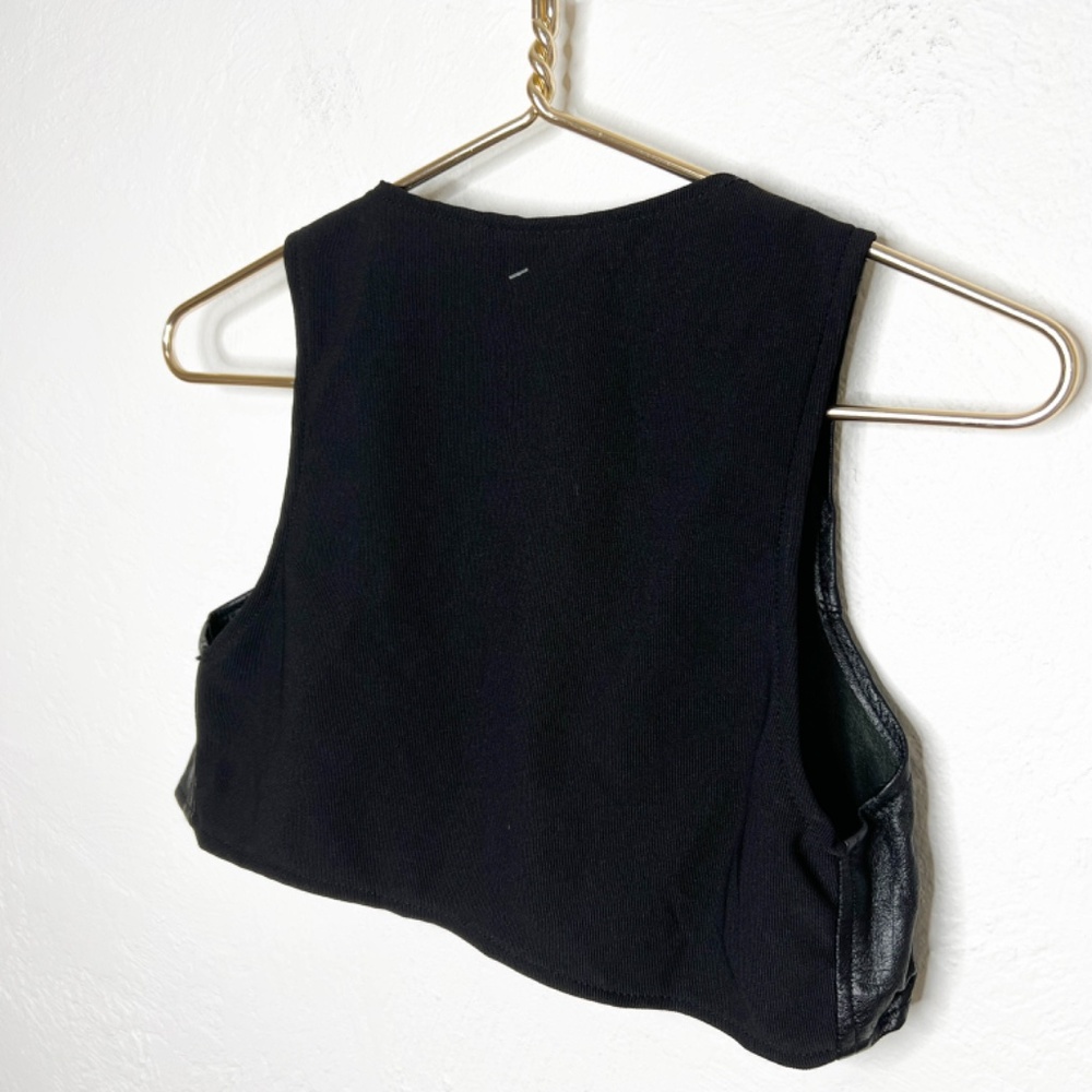 NWT Bikers Image | The Front Bra Leather Size Large Americana - Picture 10 of 11